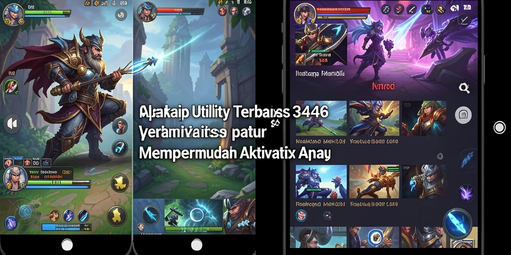 Tampilan antarmuka aplikasi Utility 3446 yang modern dan sederhana.