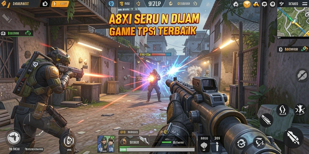 Gameplay menegangkan di 987UP dengan aksi tembak-menembak.