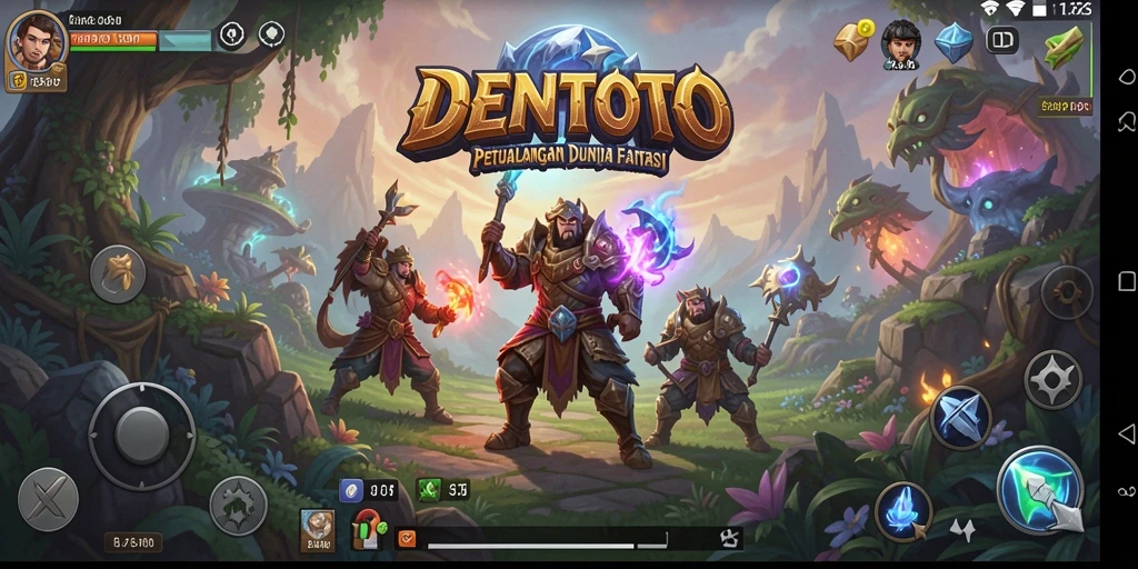 Tampilan menarik dari gameplay DENTOTO yang memukau.