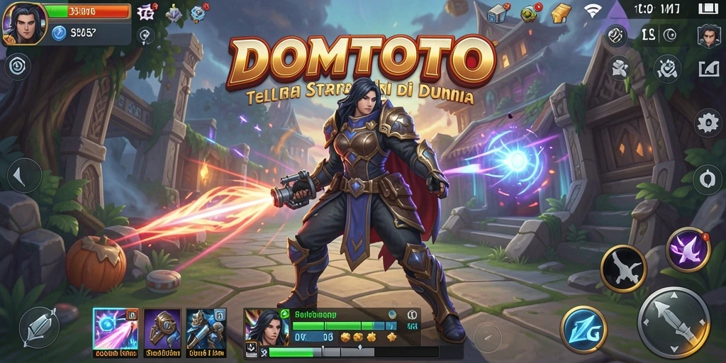 Tampilan gameplay yang menarik dari DOMTOTO.