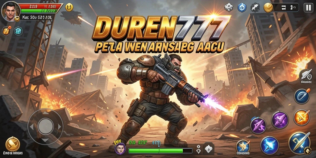 Tampilan seru gameplay dalam DUREN777 yang memacu adrenalin.