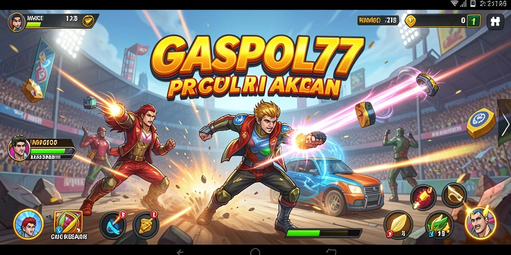 Tampilan gameplay GASPOL77 yang penuh aksi dan seru.
