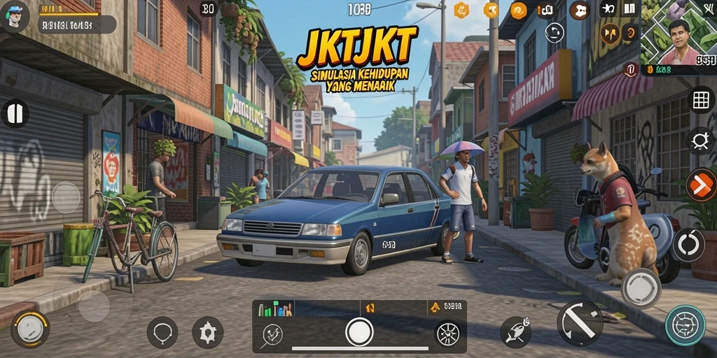 Gameplay JKTJKT yang mendalam dan interaktif.