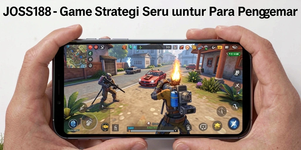 Tampilan gameplay strategis JOSS188 yang menegangkan dan penuh pertempuran.