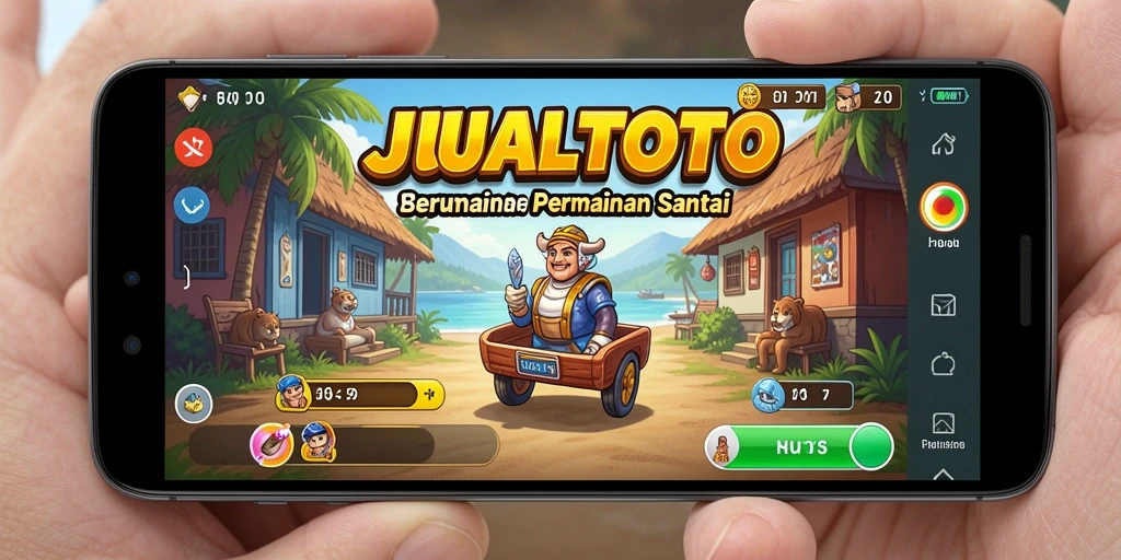Screenshot menunjukkan gameplay menyenangkan di JUALTOTO.