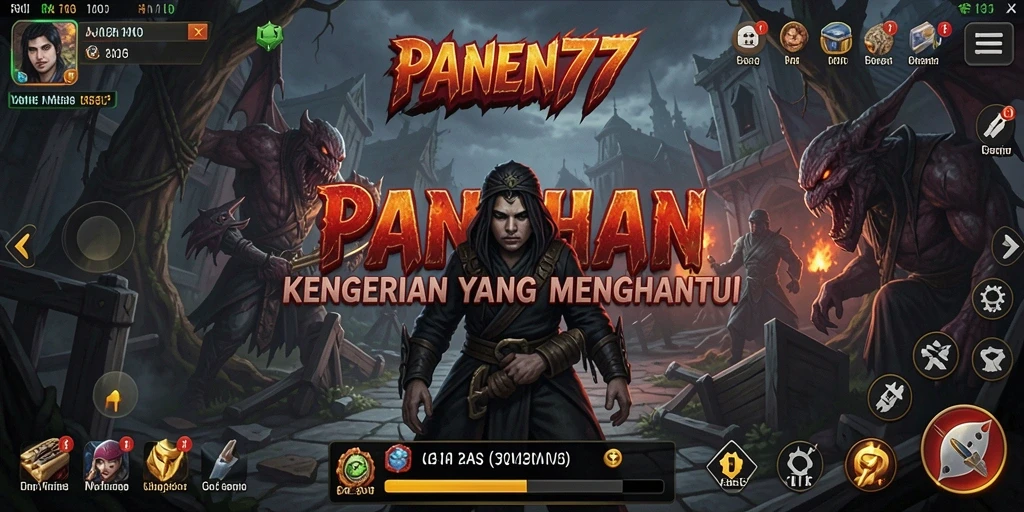 Gameplay PANEN77 yang penuh ketegangan dengan suasana seram.