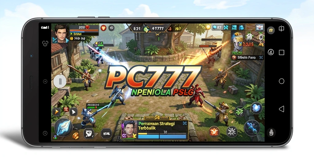 Tampilan gameplay menarik di PC777 dengan berbagai strategi SLG.