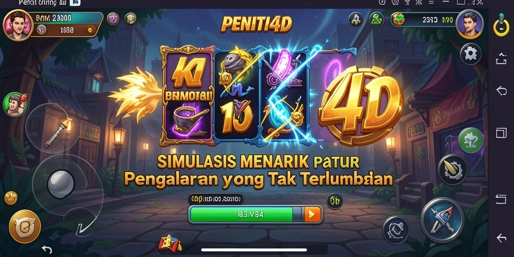 Tampilan menarik gameplay PENITI4D yang imersif dan seru.