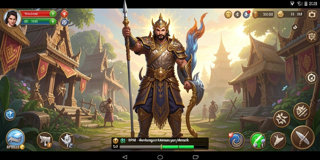Tampilan gameplay RPRR yang menakjubkan dan penuh aksi.