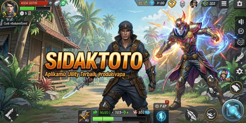 Tampilan antarmuka utama aplikasi SIDAKTOTO yang intuitif dan mudah digunakan.