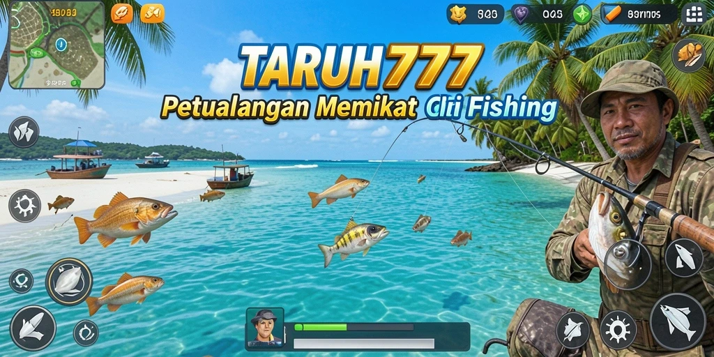 Tampilan gameplay memancing di TARUH777 yang menarik dan penuh aksi.