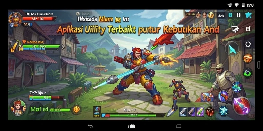 Tampilan antarmuka utama TKP188 yang sederhana dan intuitif.
